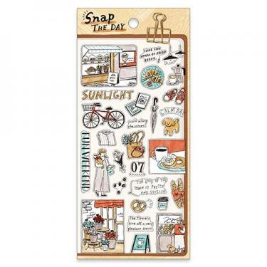 スナップザデイステッカー お出かけ