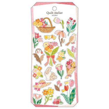 キルトアトリエステッカー 昼下がりの花畑