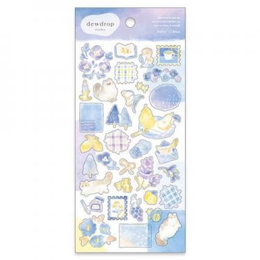 デュードロップステッカー ブルー