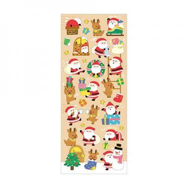 クリスマスシール 陽気なサンタクロース