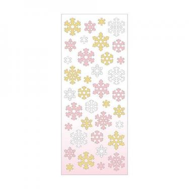 クリスマスシール グリッター 結晶 ロマンティック