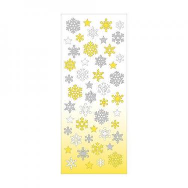 クリスマスシール グリッター 結晶 シャイン