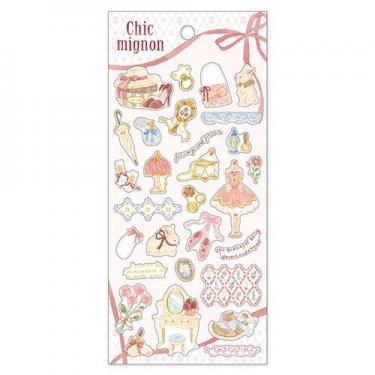 シックミニョンステッカー ドレスアップ