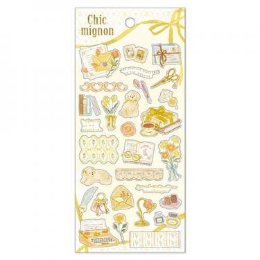 シックミニョンステッカー ステーショナリー