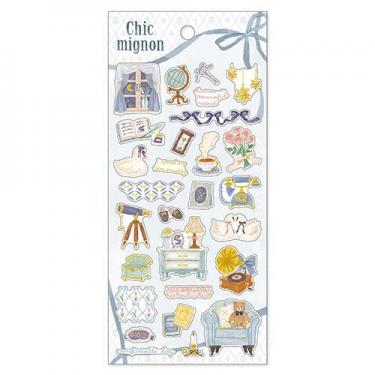 シックミニョンステッカー ナイト