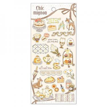 シックミニョンステッカー ティーパーティー