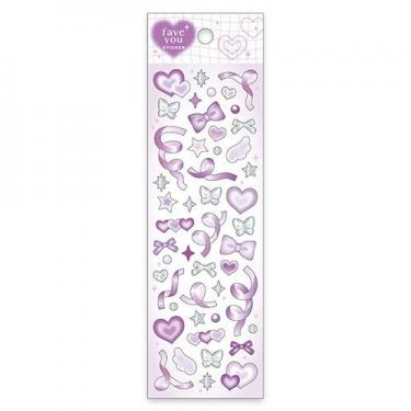 フェイブユーステッカー パープル