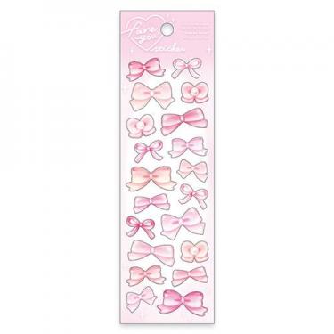 フェイブユーステッカー リボン ピンク