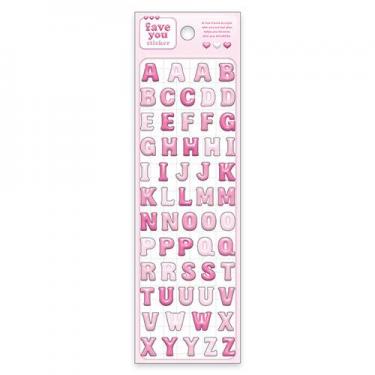 フェイブユーステッカー 文字 ピンク