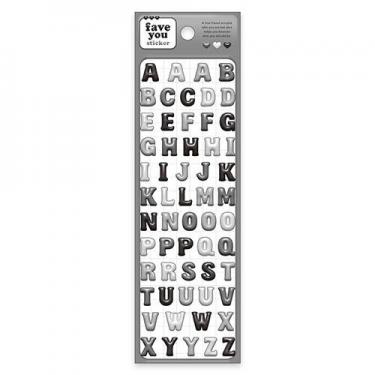 フェイブユーステッカー 文字 ブラック