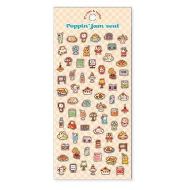 ポッピンジャムシール レトロ