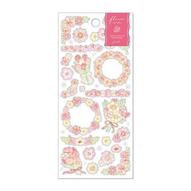 フローリアステッカー ピンク