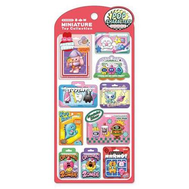 ミニチュアトイコレクションシール ポップキャラクターズ
