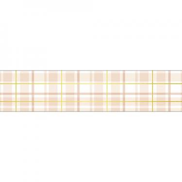 クリアテープ 30mm幅 箔 ベージュチェック