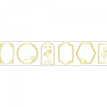 クリアテープ 30mm幅 箔押し フレーム