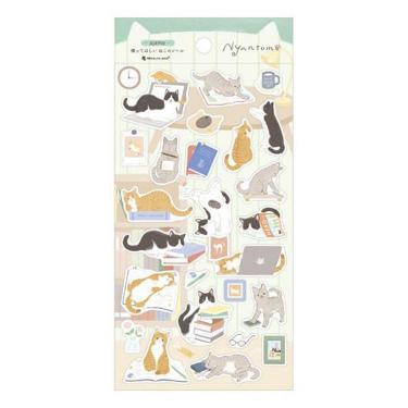 シール 大 にゃんとも おじゃま