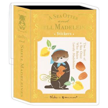 フレークシール レッサーパンダブックス ラッコとマドレーヌと