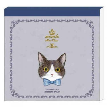 メモパッド たけいみき mondo タキシードキャット