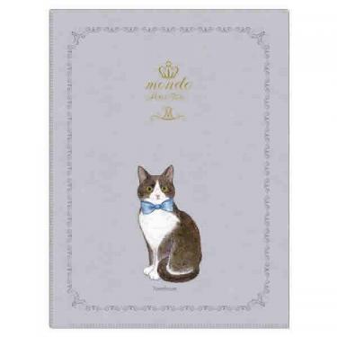 A5クリアファイル 6ポケット たけいみき mondo タキシードキャット