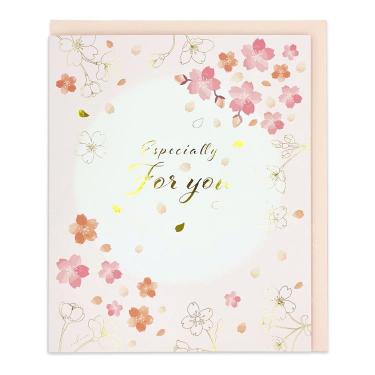 春柄 二つ折り色紙 桜