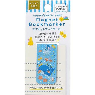 マグネットブックマーカー 吉田麻乃 クジラとペンギン