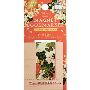 マグネットブックマーカー tomoko いちごとテディベア