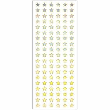 ふち箔クリアシール 星 小