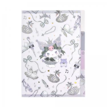 サンリオキャラクターズ×たけいみき A5クリアファイル 3P クロミ ブラックスワン