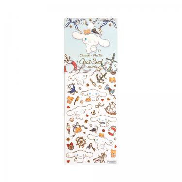 サンリオキャラクターズ×たけいみき ふち箔クリアシール シナモロール マリン