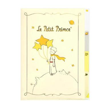 A5クリアファイル 3P 星の王子さま 王子さまの旅路