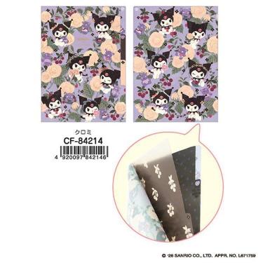 3ポケットクリアファイル A5 サンリオキャラクターズ×TOMOKO HAYASHI クロミ