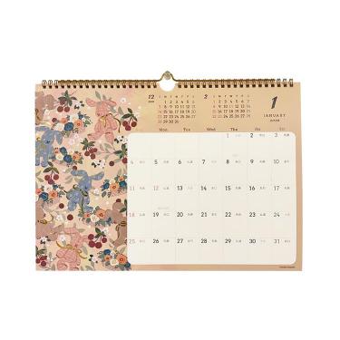2026年1月始まりカレンダー 壁掛け B4 トモコハヤシ