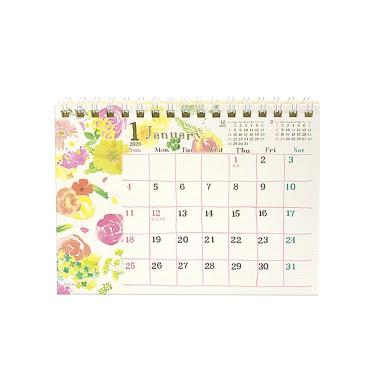 2026年1月始まりカレンダー 卓上 A6 ナミナミ