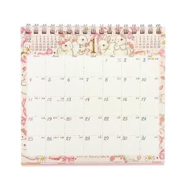 2026年1月始まりカレンダー 卓上 たけいみき