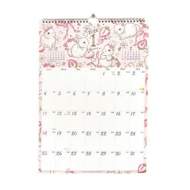2026年1月始まりカレンダー 壁掛け A3 たけいみき