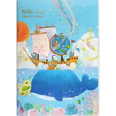 【中古】 日本語丸暗記帳/ジャパンタイムズ/大手町ランゲージグループ 2025年10月始まり手帳 月間 B6 tomoko オレンジとねこ(オレンジ