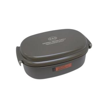 オーバルランチ 600ml チャコール お弁当箱