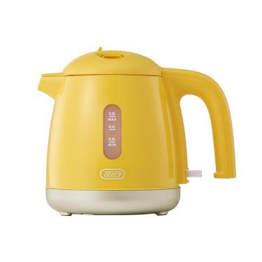 給湯ロック付き電気ケトル 0.8L カナリアイエロー トフィー
