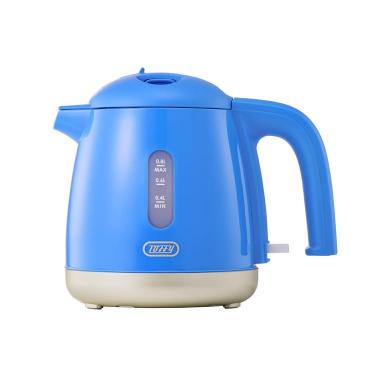給湯ロック付き電気ケトル 0.8L フレンチブルー トフィー