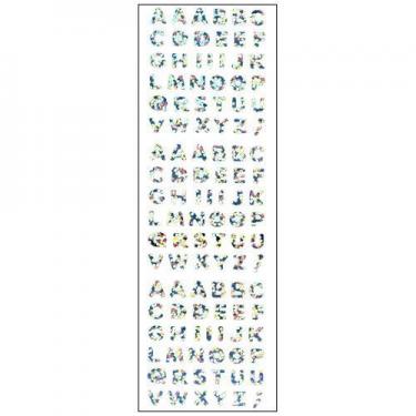 プリズムシール アルファベット 小 シルバー