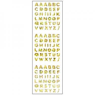 プリズムシール アルファベット 小 ゴールド