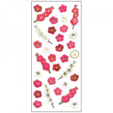 和風シール 紅梅白梅