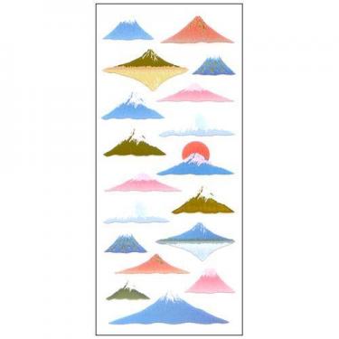 和風シール 富士山