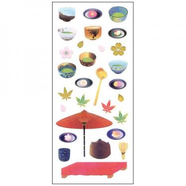 和風シール 茶道