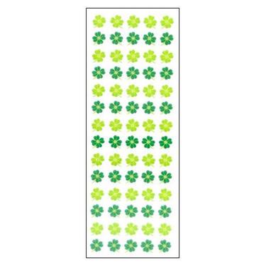 ラメ入りシール クローバー