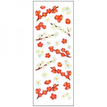 ラメ入りシール 枝梅