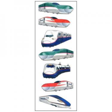 ラメ入りシール JR東日本新幹線