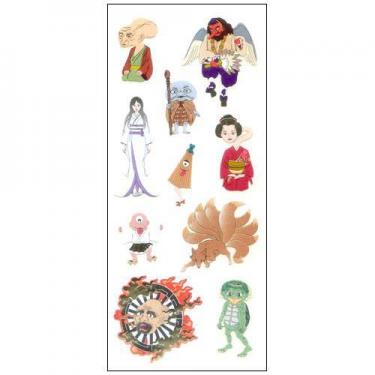 和風シール 妖怪