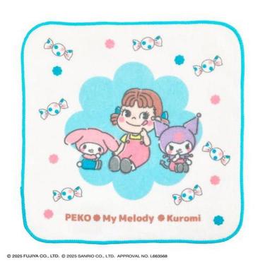 ミニタオル PEKO×サンリオキャラクターズ マイメロディ&クロミ