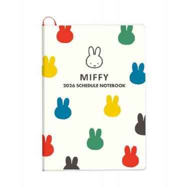 2025年10月始まり手帳 月間 A5 ミッフィー アイボリー